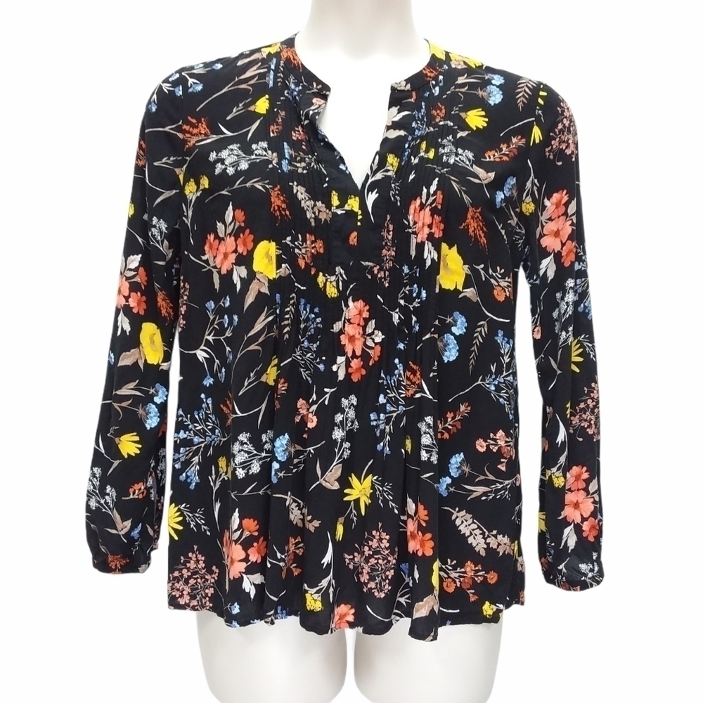 Old Navy Women's Floral Print Henley Top